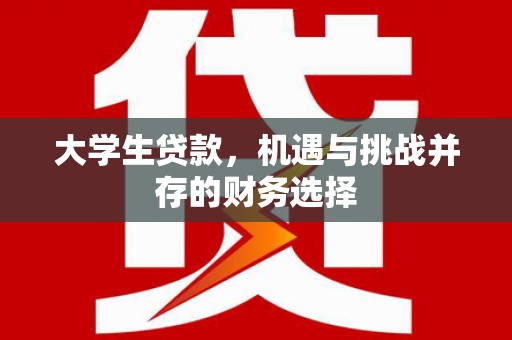 紫金大学生贷款，机遇与挑战并存的财务选择