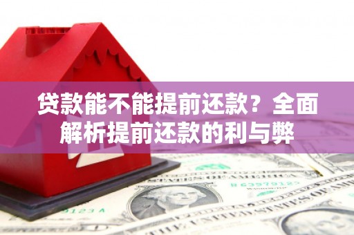 紫金贷款能不能提前还款？全面解析提前还款的利与弊