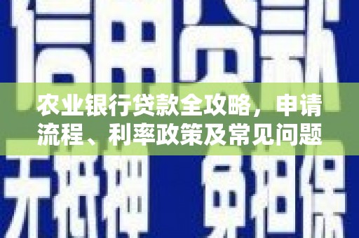 紫金农业银行贷款全攻略，申请流程、利率政策及常见问题解析