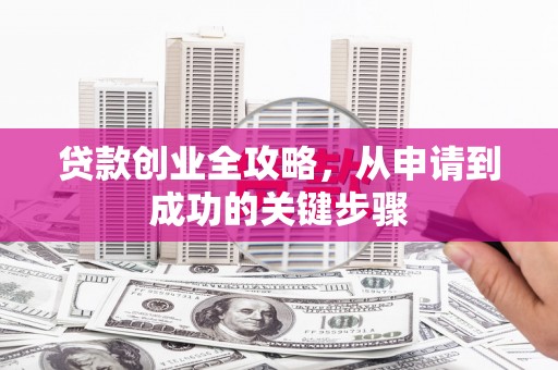 紫金贷款创业全攻略，从申请到成功的关键步骤