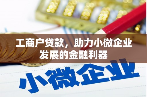 紫金工商户贷款，助力小微企业发展的金融利器