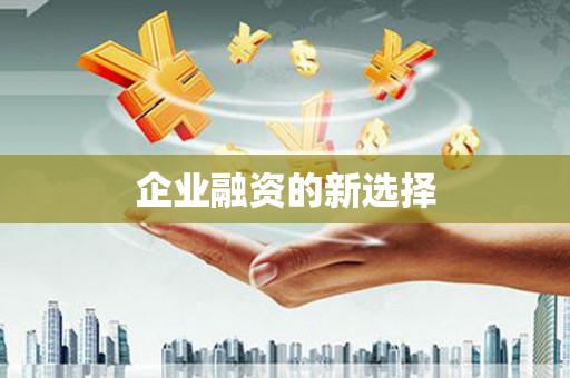 紫金企业融资的新选择