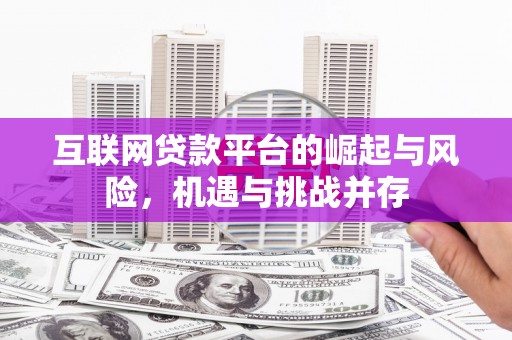 紫金互联网贷款平台的崛起与风险，机遇与挑战并存