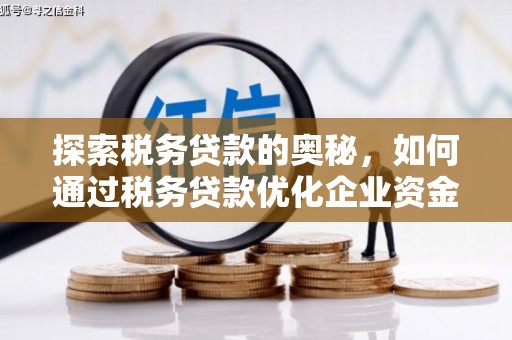 紫金探索税务贷款的奥秘，如何通过税务贷款优化企业资金流