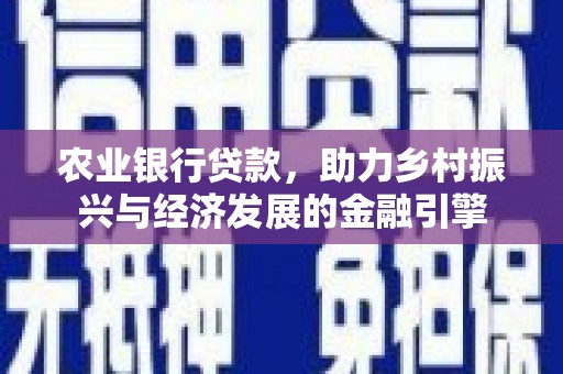 紫金农业银行贷款，助力乡村振兴与经济发展的金融引擎