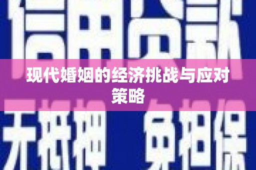 紫金现代婚姻的经济挑战与应对策略