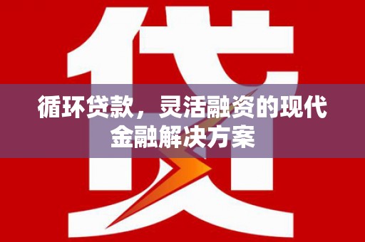 紫金循环贷款，灵活融资的现代金融解决方案