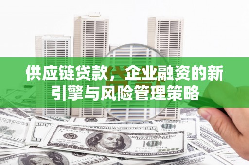 紫金供应链贷款，企业融资的新引擎与风险管理策略