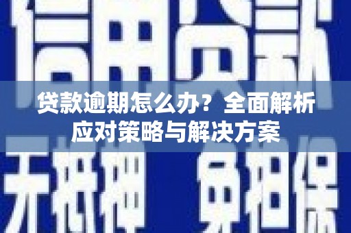 紫金贷款逾期怎么办？全面解析应对策略与解决方案