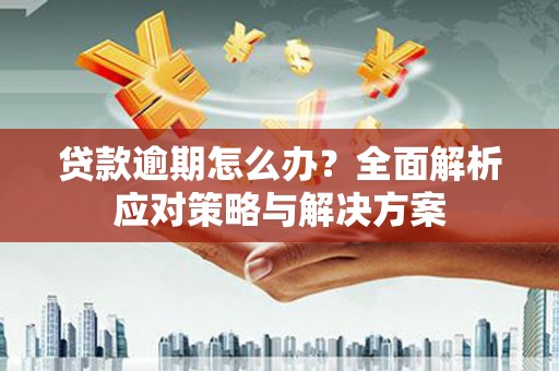 紫金贷款逾期怎么办？全面解析应对策略与解决方案