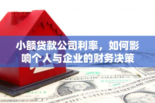 紫金小额贷款公司利率，如何影响个人与企业的财务决策