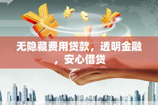 紫金无隐藏费用贷款，透明金融，安心借贷