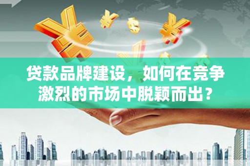紫金贷款品牌建设，如何在竞争激烈的市场中脱颖而出？