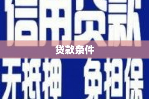紫金贷款条件