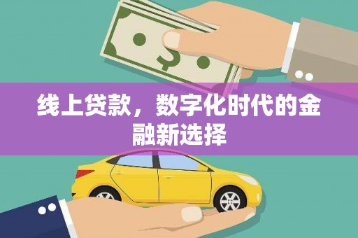 紫金线上贷款，数字化时代的金融新选择