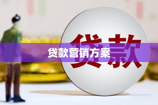 紫金贷款营销方案